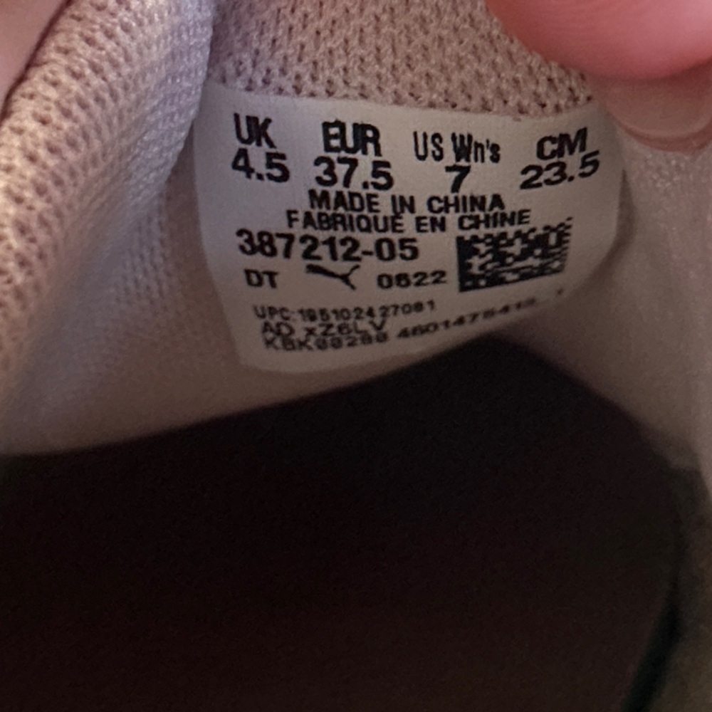 Puma Women's Pink Platform Sneakers - Picture 5 of 6